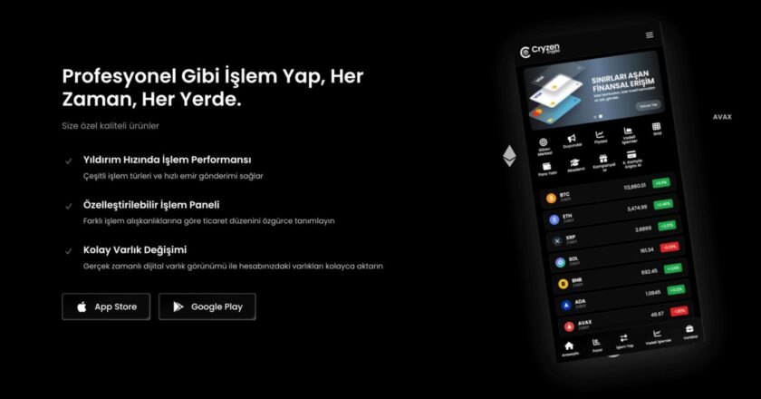 Cryzen kripto ile Türkiye’de yeni nesil kripto yatırım deneyimi