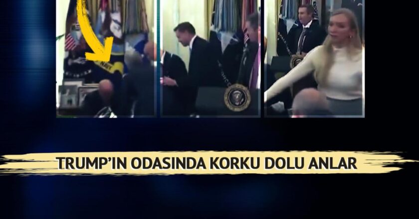 Kim olduğu bir sır! Doktor Mehmet Öz anında müdahale etti: Donald Trump'ın odasındaki panik kameraya yansıdı